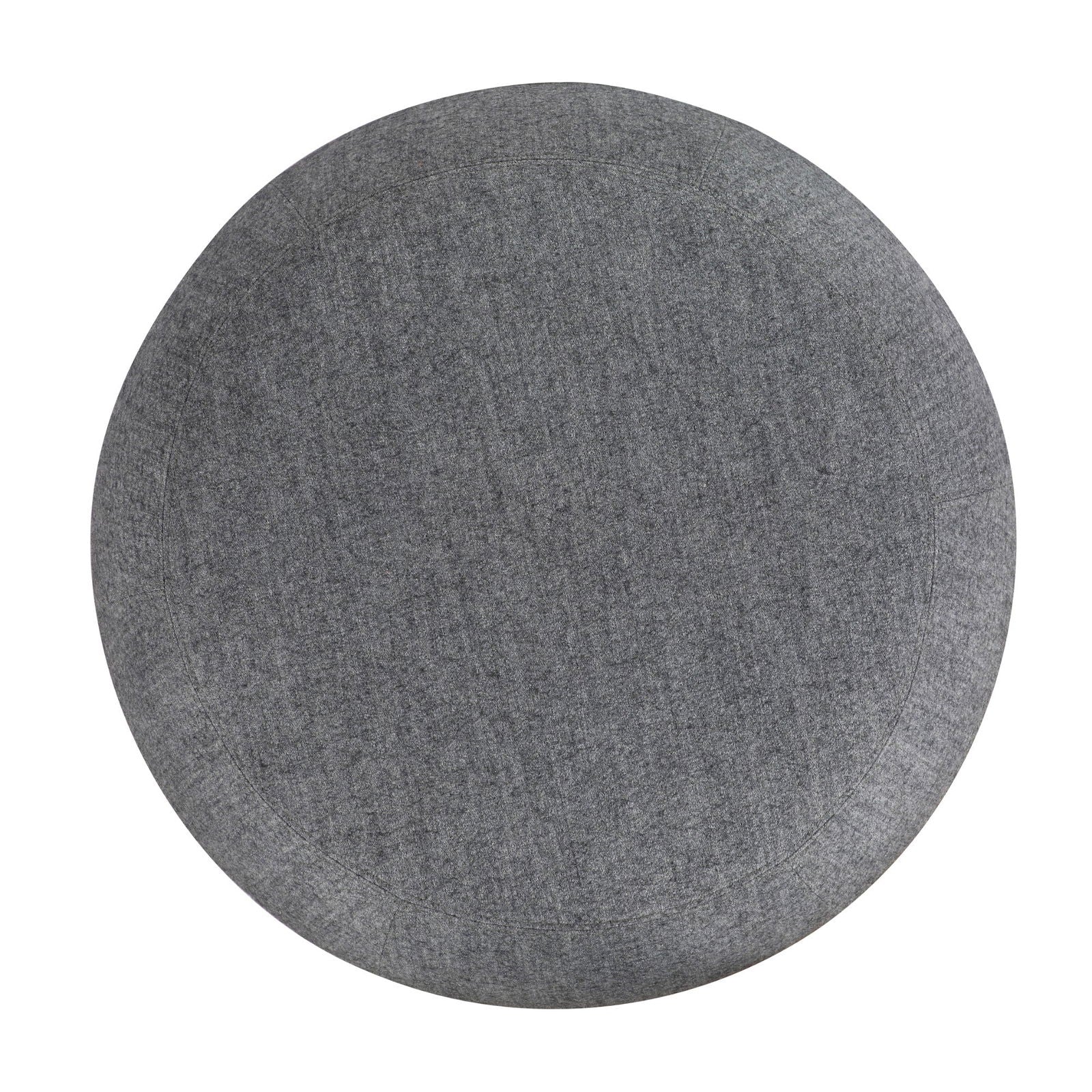 Fully Cushioned Wooden Frame Cotton Fabric Pouffe -