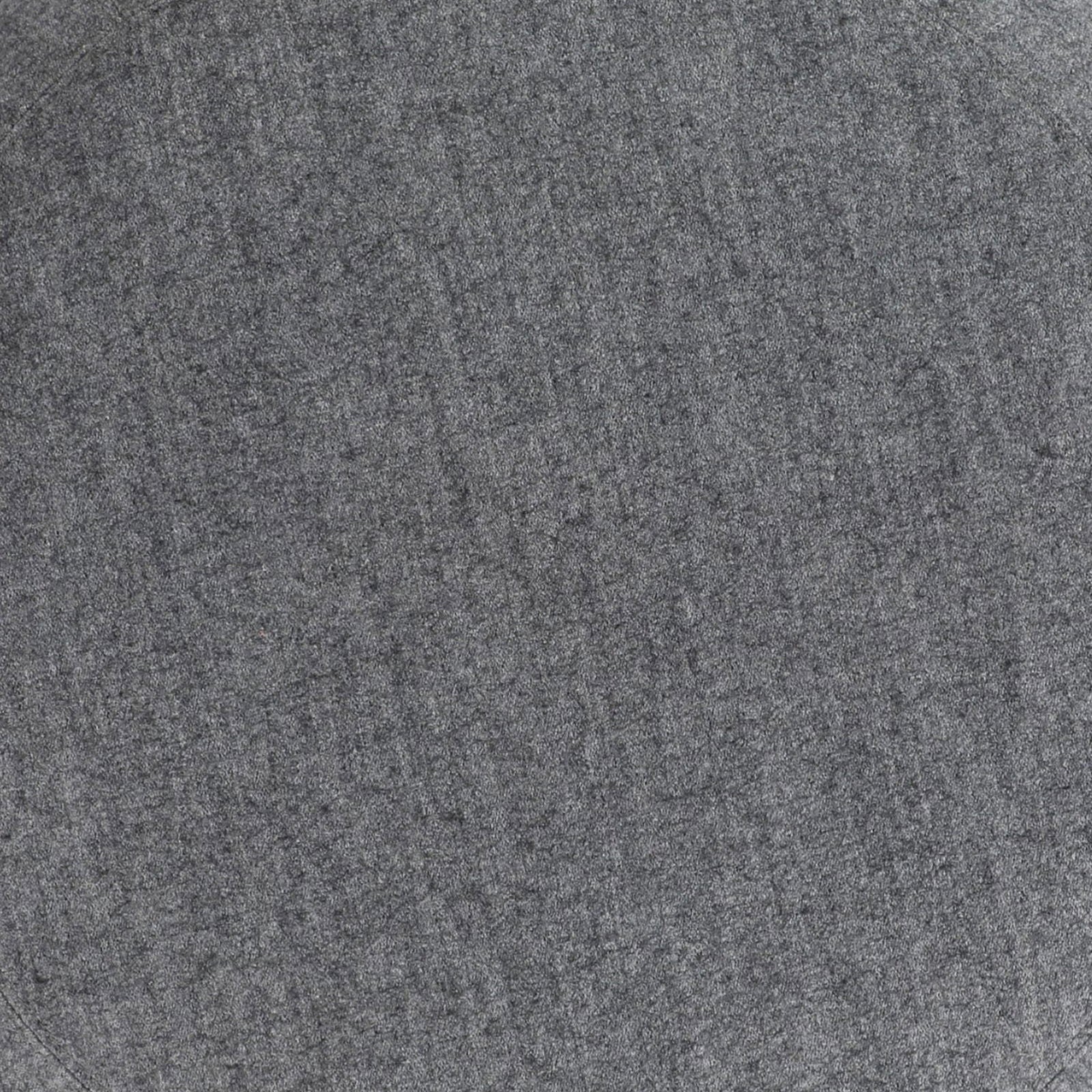 Fully Cushioned Wooden Frame Cotton Fabric Pouffe -