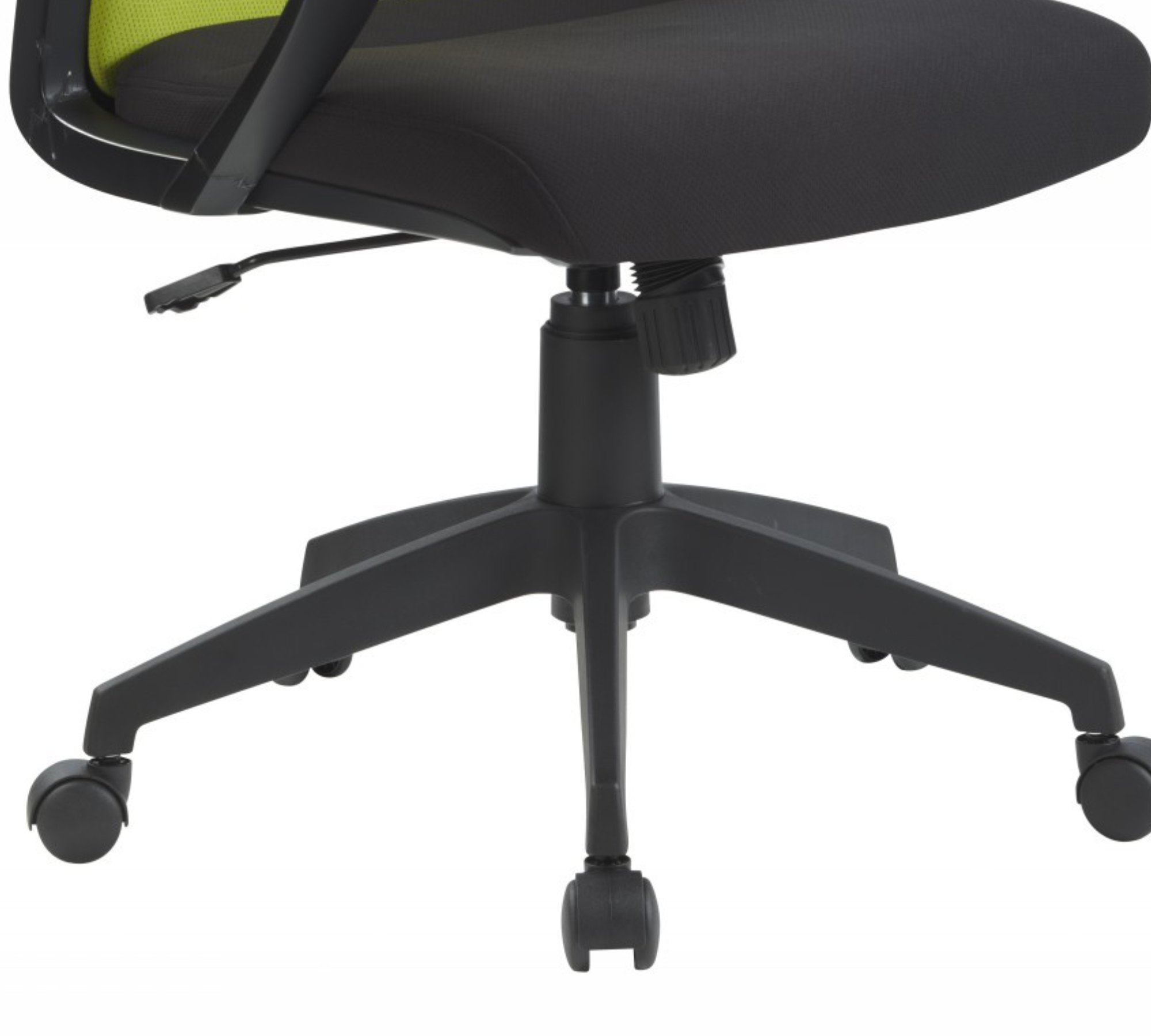 Executive Fabric Office Chair with Ergonomic Design, Cushioned Seat, Fixed Armrests, Swivel Base & Height Adjustment for Office and Workstation Use