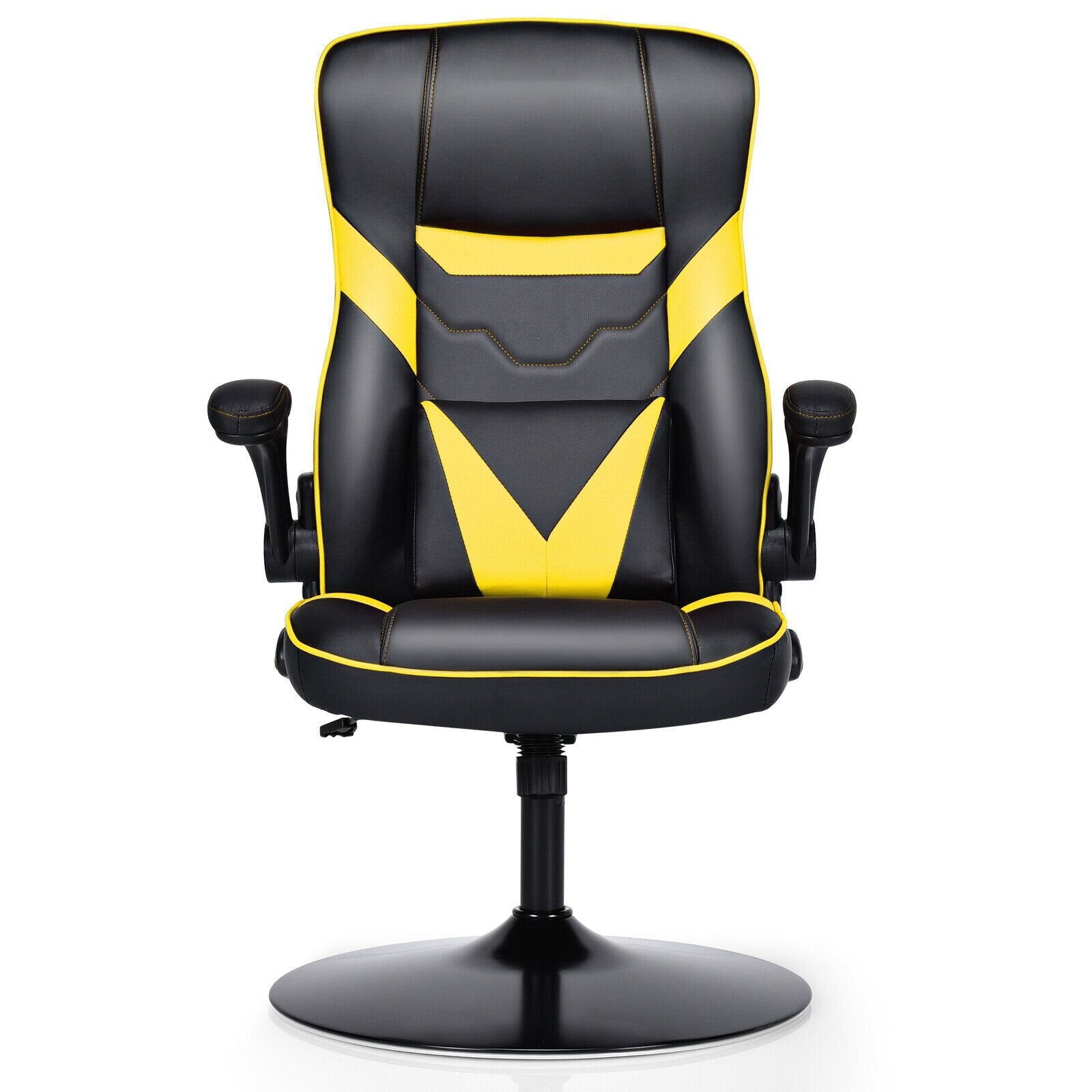 Gaming Chair with Metal Swivel Base -