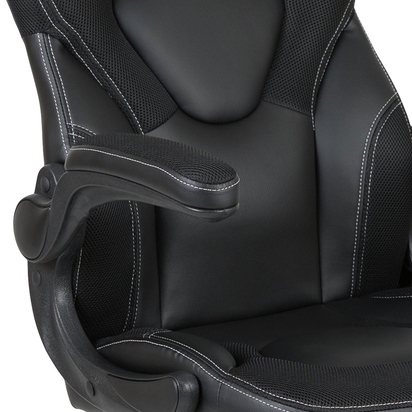 Gaming Chair with Nylon Caster Swivel & Wheel Base -
