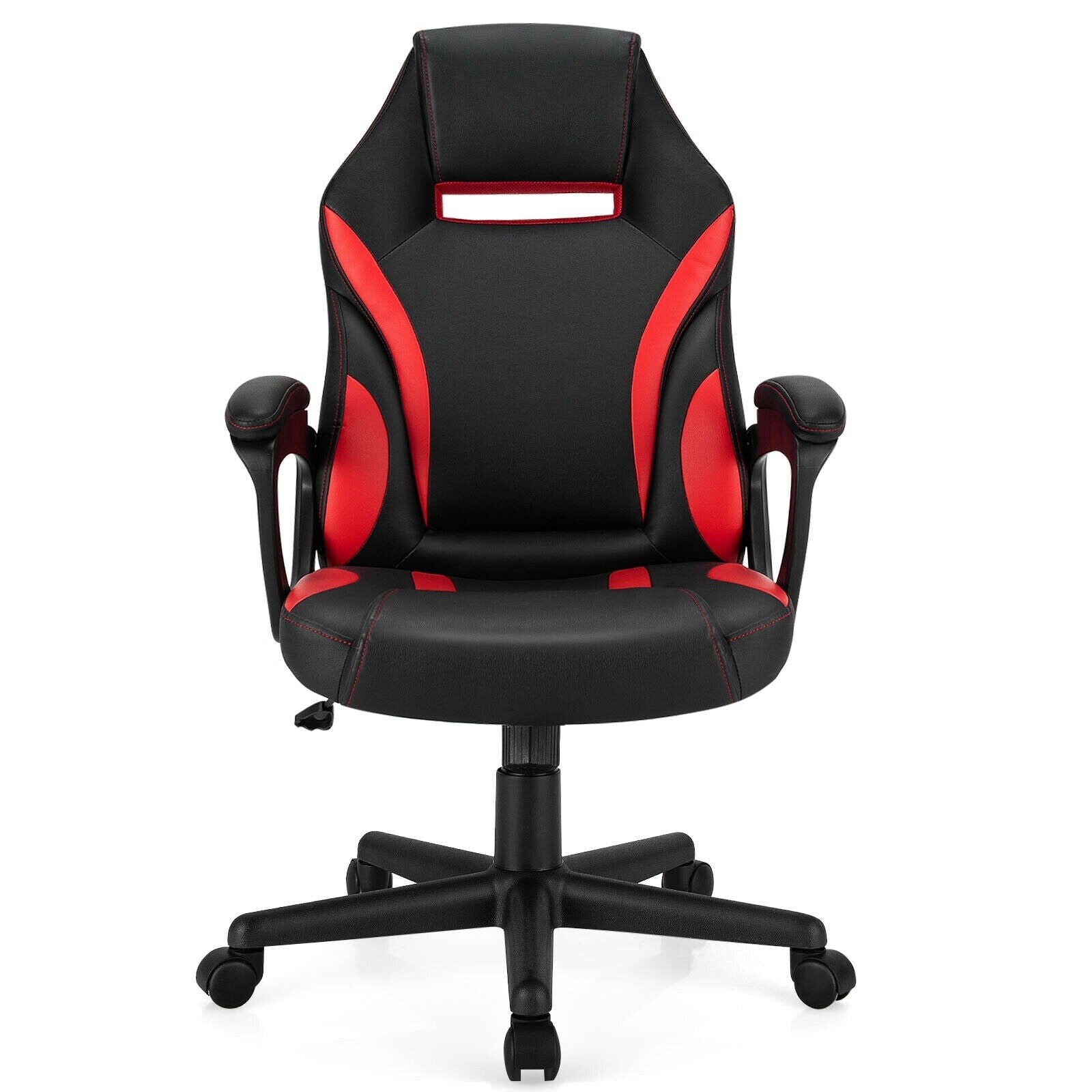 Gaming Chair with Nylon Caster Swivel & Wheel Base -