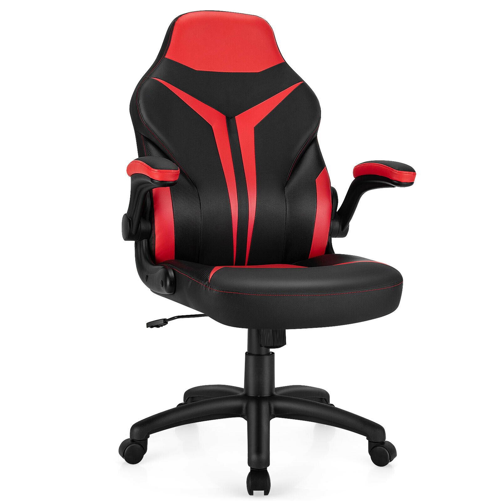 Gaming Chair with Nylon Caster Swivel & Wheel Base -