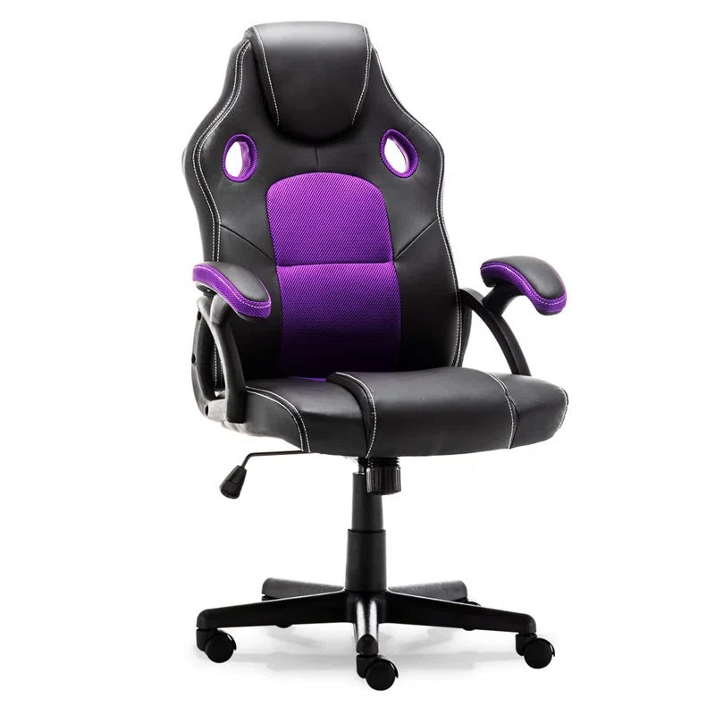Gaming Chair with Nylon Caster Swivel & Wheel Base -