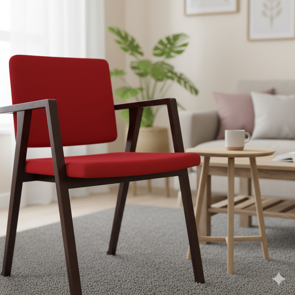 Modern Elegance Dining Chair: Comfortable Upholstered Seating for Stylish Home Furniture