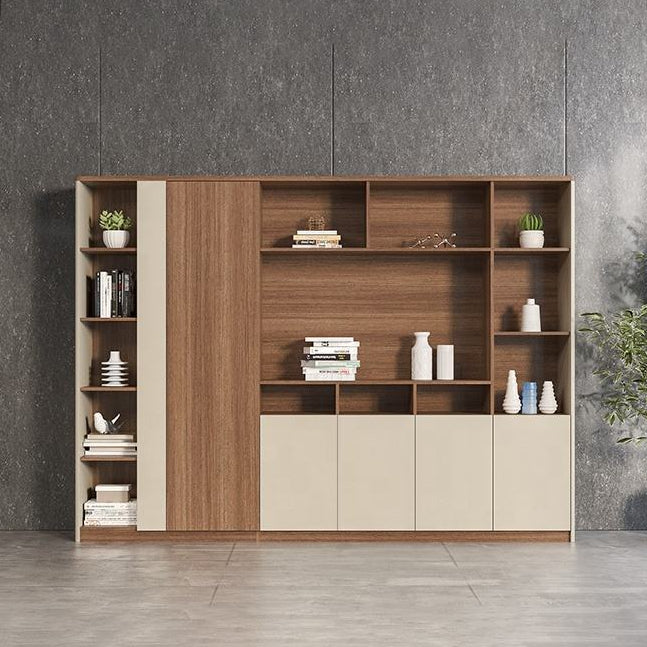 Premium multifunction cabinet designed with open display sections, concealed storage compartments, and contemporary styling for elegant home or office organization.