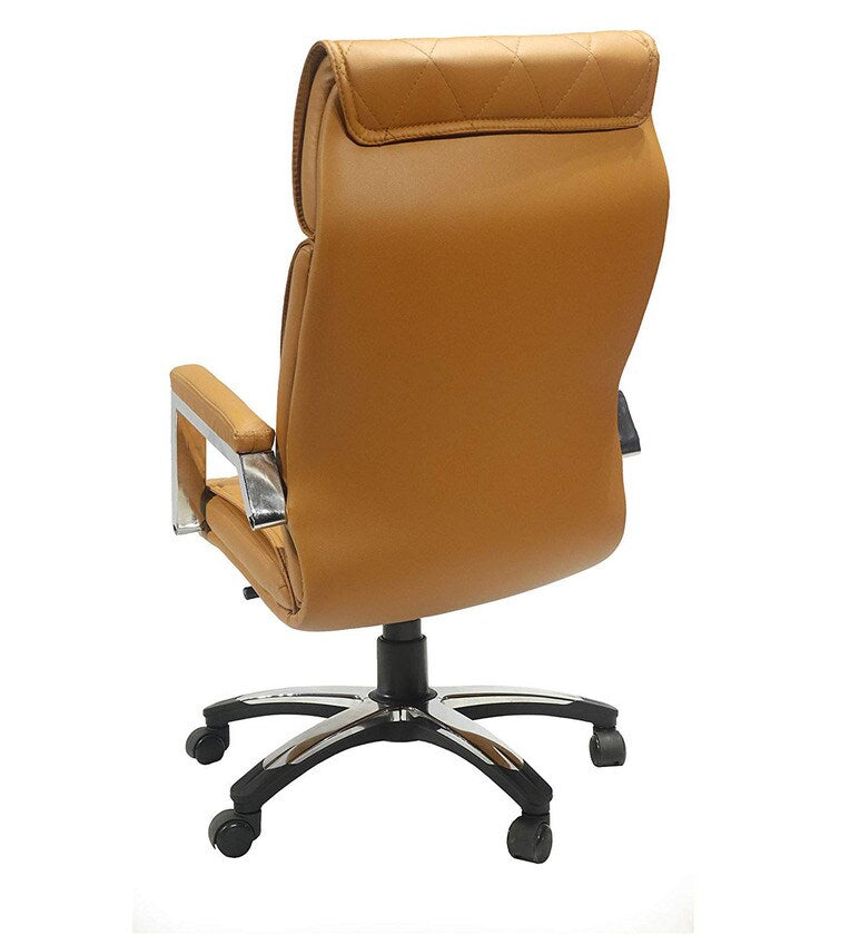 High Back DIrector Office Chair with Chrome Base -
