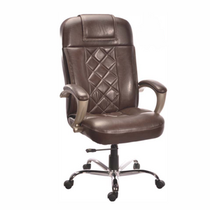 High Back Director Chair with Chrome Base