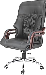 High Back Director Chair with Chrome Base -