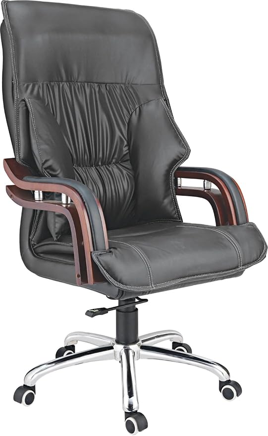 High Back Director Chair with Chrome Base -