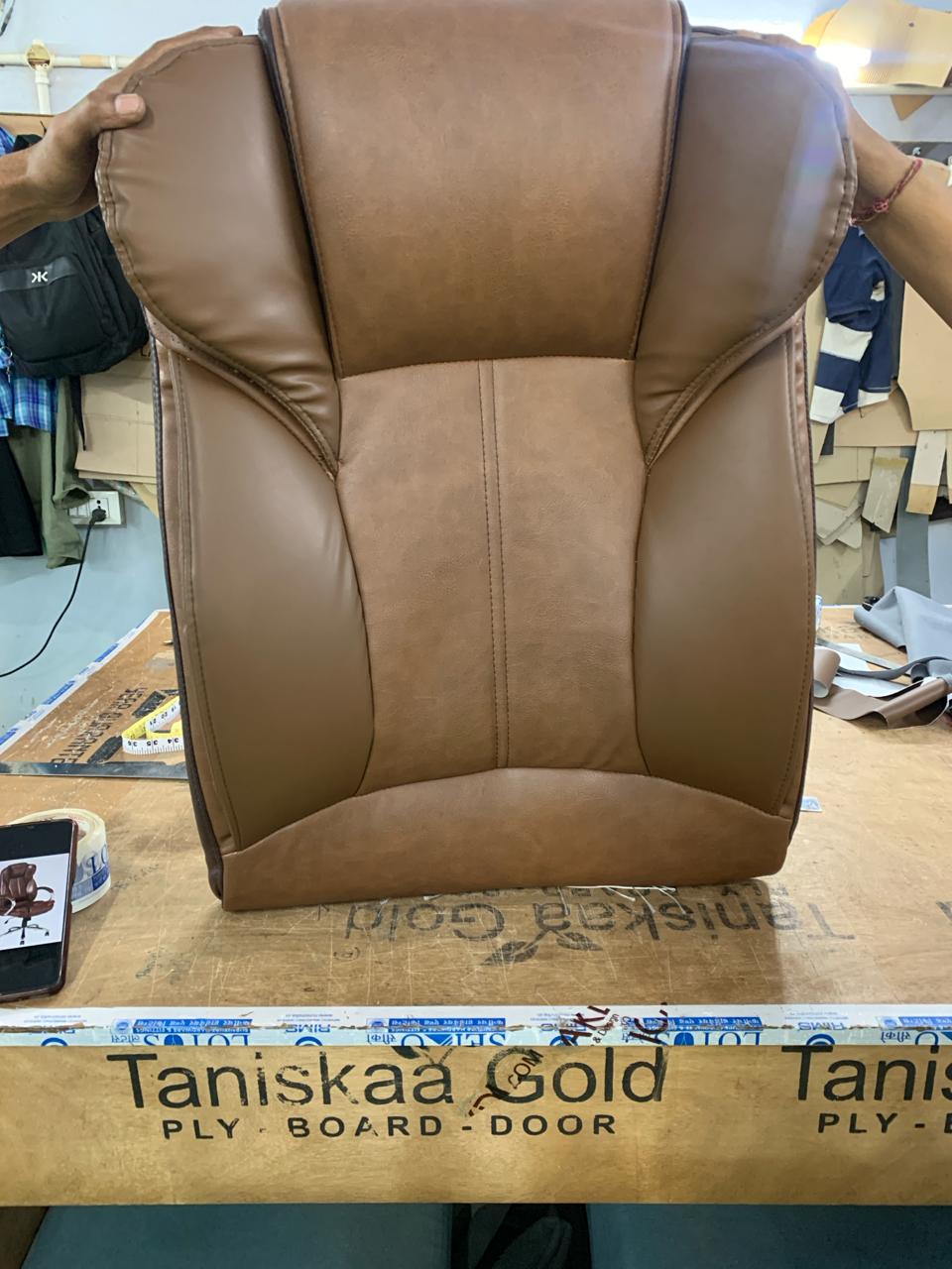 High Back Director Chair with Chrome Base -
