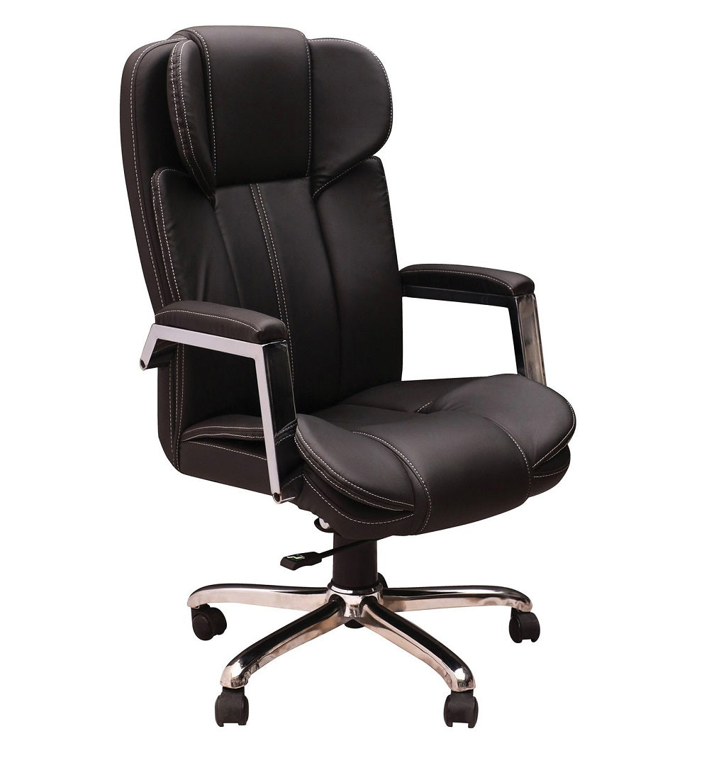 High Back Director Chair with Chrome Base -