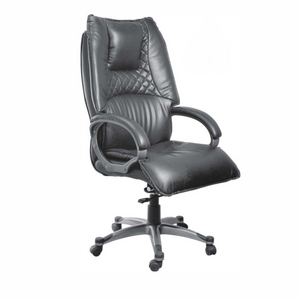 High Back Director Chair with Height Adjustable Aluminum Base