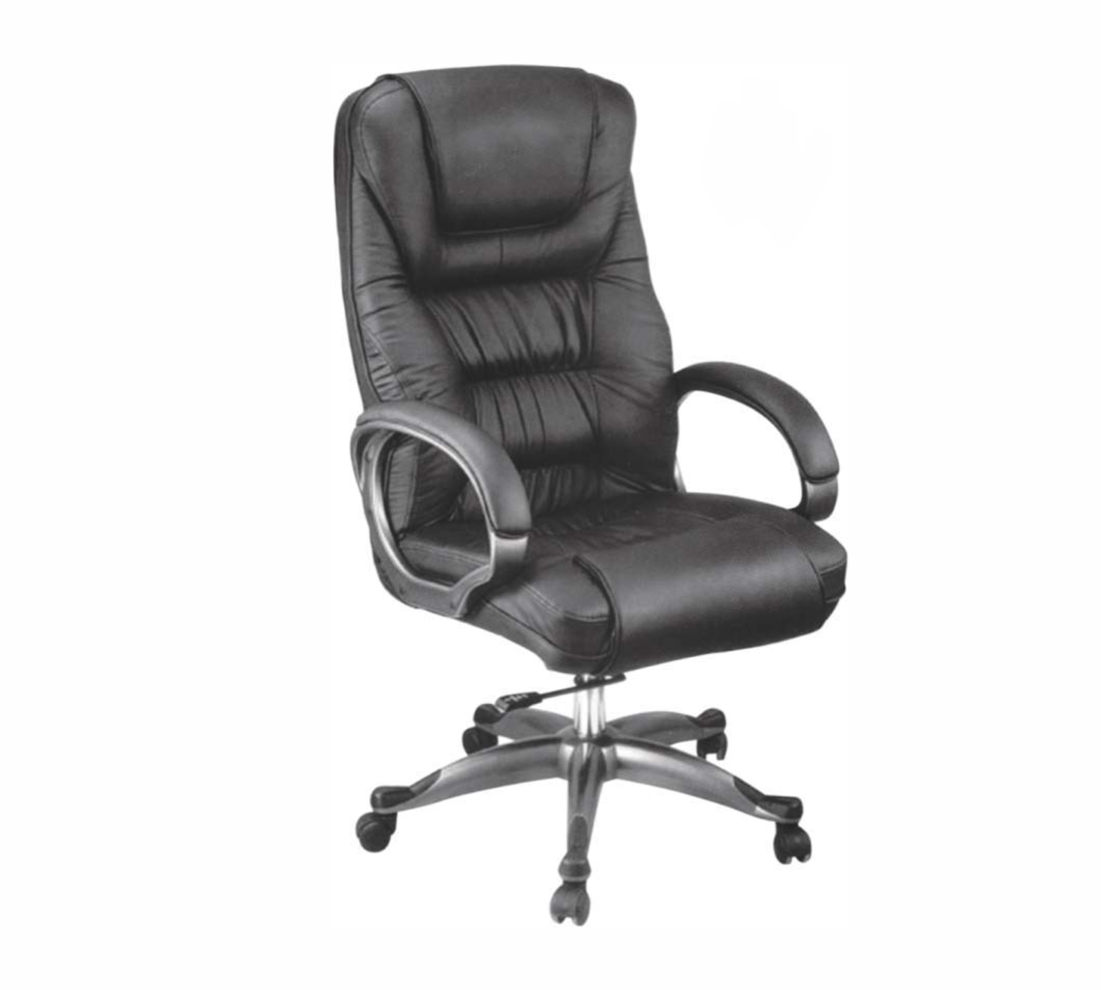 High Back Director Chair with Height Adjustable Aluminum Base -