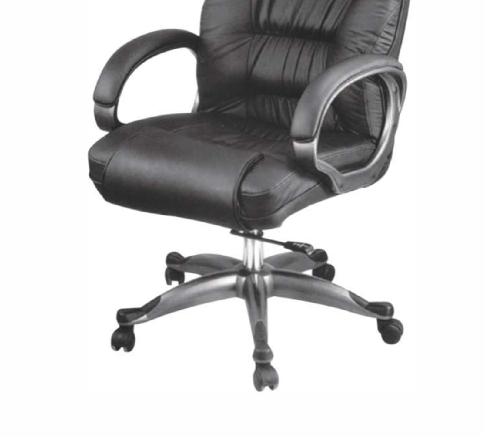 High Back Director Chair with Height Adjustable Aluminum Base -