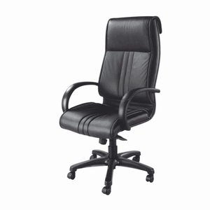 High Back Director Chair with Height Adjustable Nylon Base