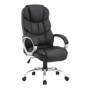 High Back Director Chair with Height Adjustable Wheels Base