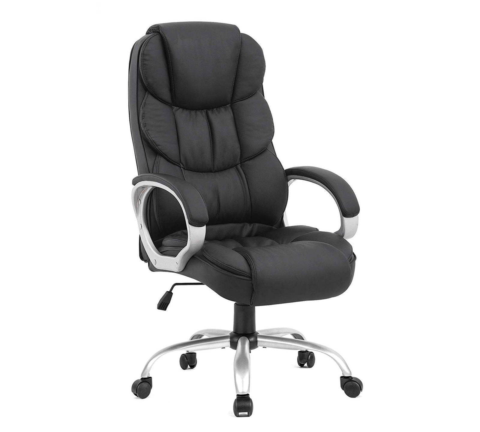 High Back Director Chair with Height Adjustable Wheels Base -