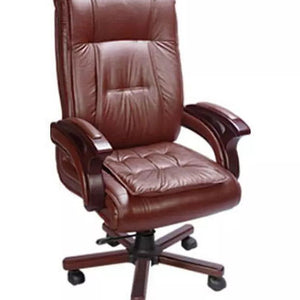 High Back Director Chair with Wooden Base