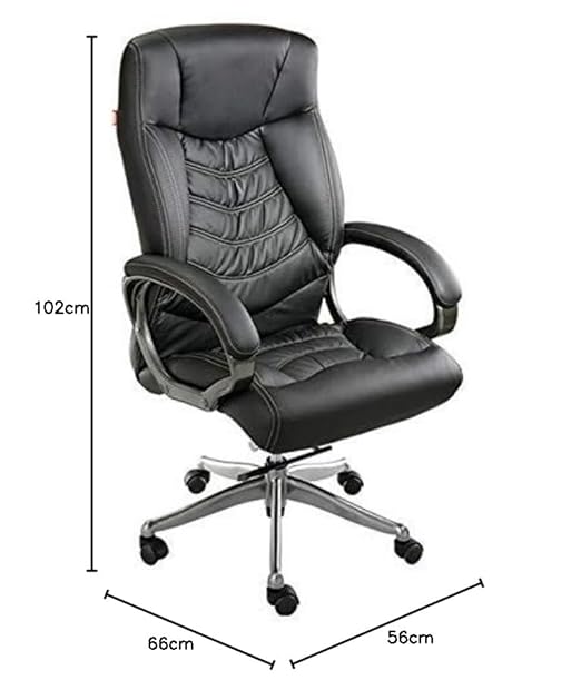 High Back Director Office Chair with Chrome Base -