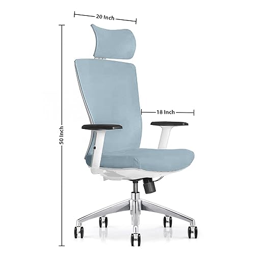 High Back Director Office Chair with Chrome Base -