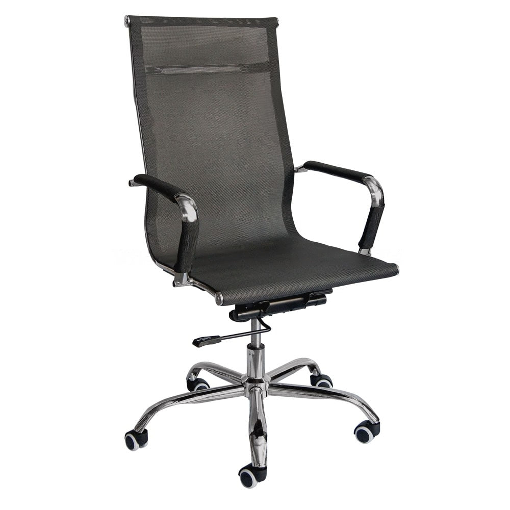 High Back Director Office Chair with Chrome Base -