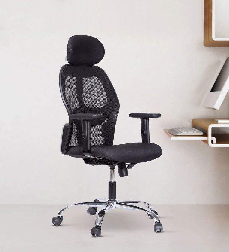 High Back Director Office Chair with Chrome Base -
