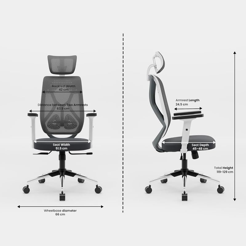 High Back Director Office Chair with Chrome Base -