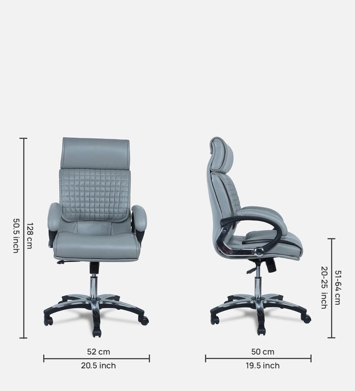High Back Director Office Chair with Chrome Base -