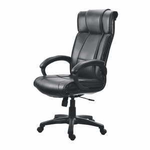 High Back Director Office Chair with Height Adjustable Nylon Base