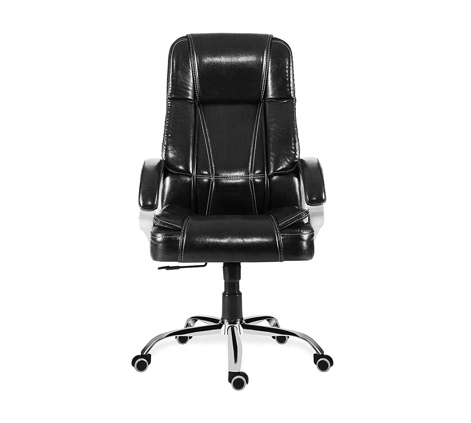 High Back Ergonomic Director Chair with Height Adjustable Chrome Base -
