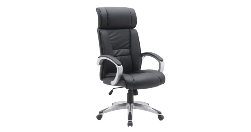 High Back Executive Office Chair with Chrome Base -
