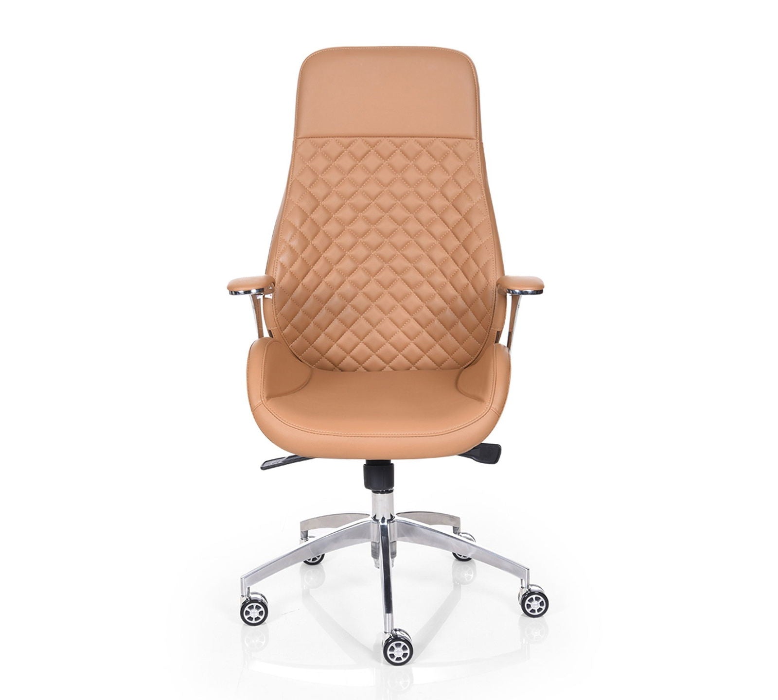 High Back Leatherette Office Director Chair with Chrome Base -