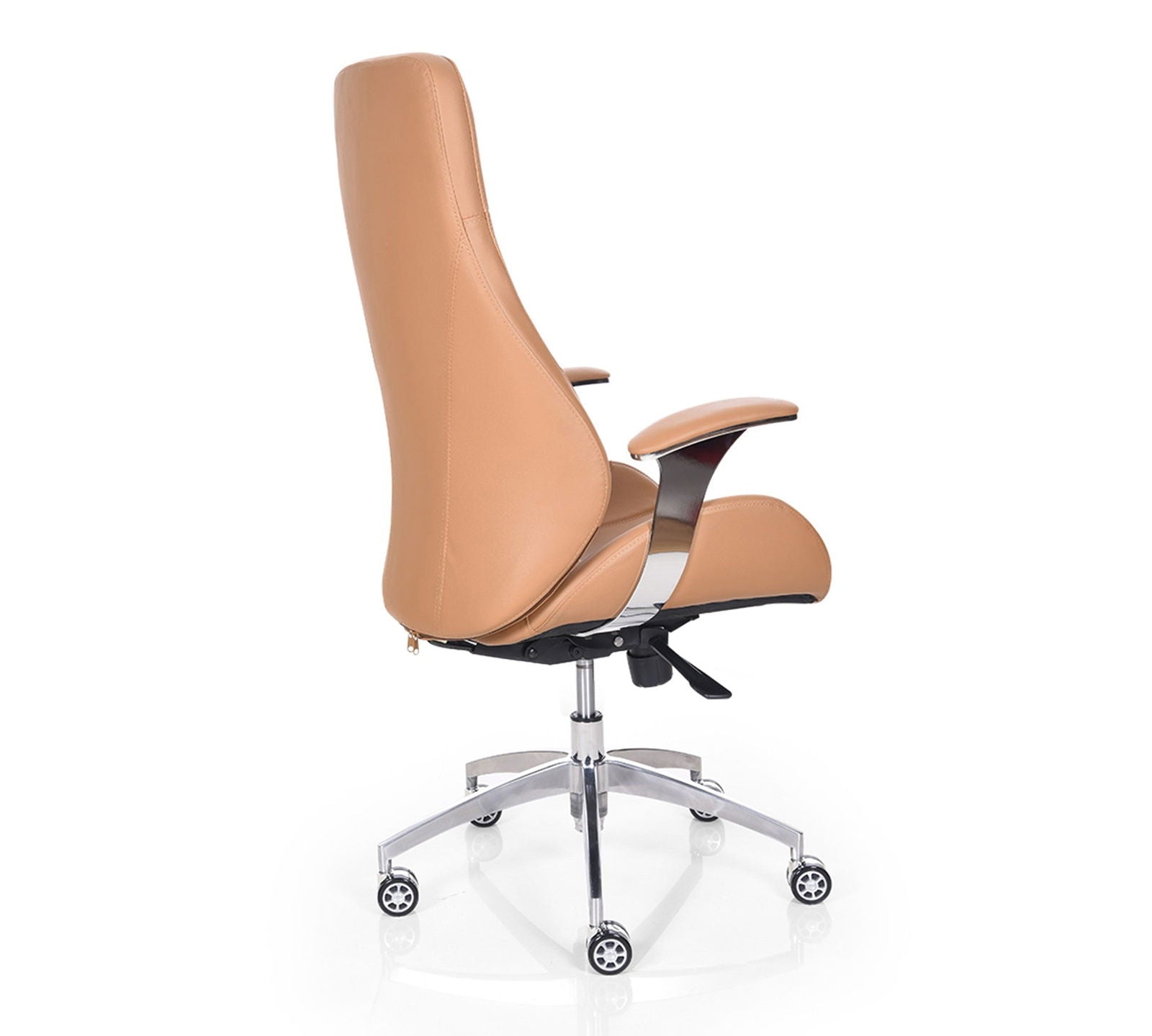 High Back Leatherette Office Director Chair with Chrome Base -
