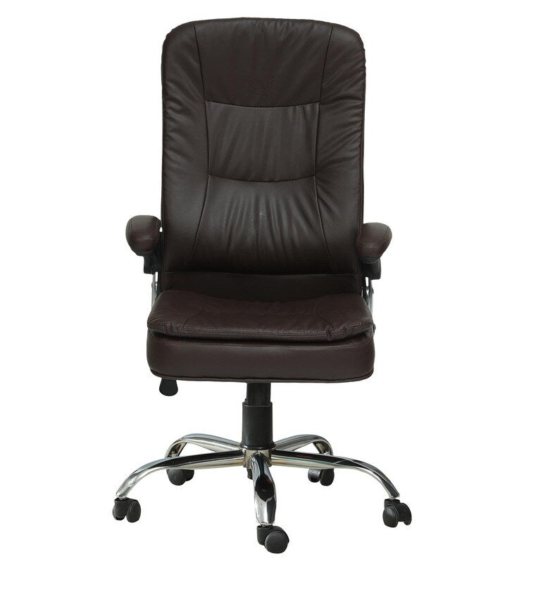 High Back Office Chair Leatherette with armrest -