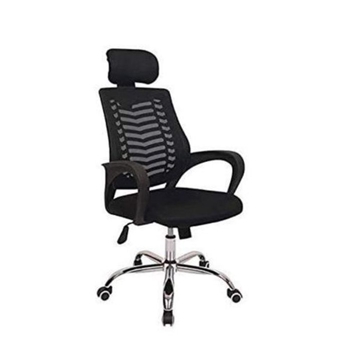 High Back Office Chair with Chrome Base -