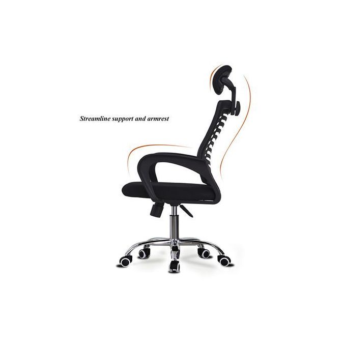 High Back Office Chair with Chrome Base -