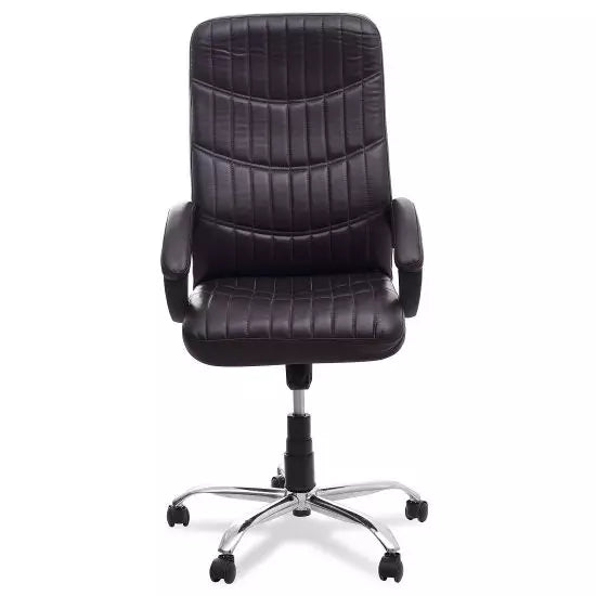 High Back Office Chair with Nylon Base -