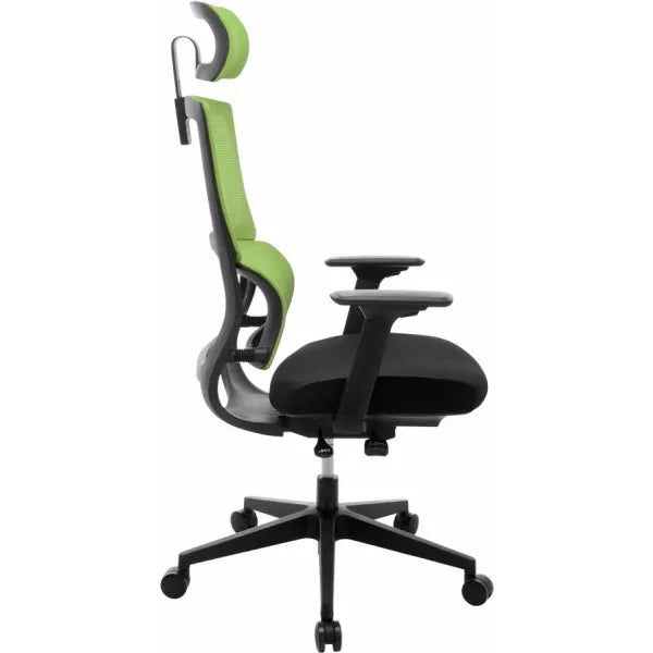 High Back Office Chair with Nylon Base -