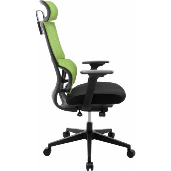 High Back Office Chair with Nylon Base -