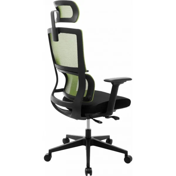 High Back Office Chair with Nylon Base -