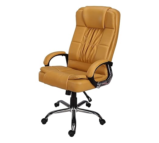 High Back Office Director Chair with Chrome Base -