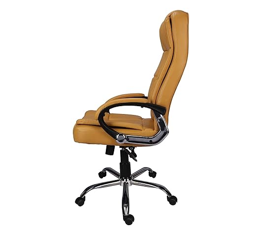 High Back Office Director Chair with Chrome Base -