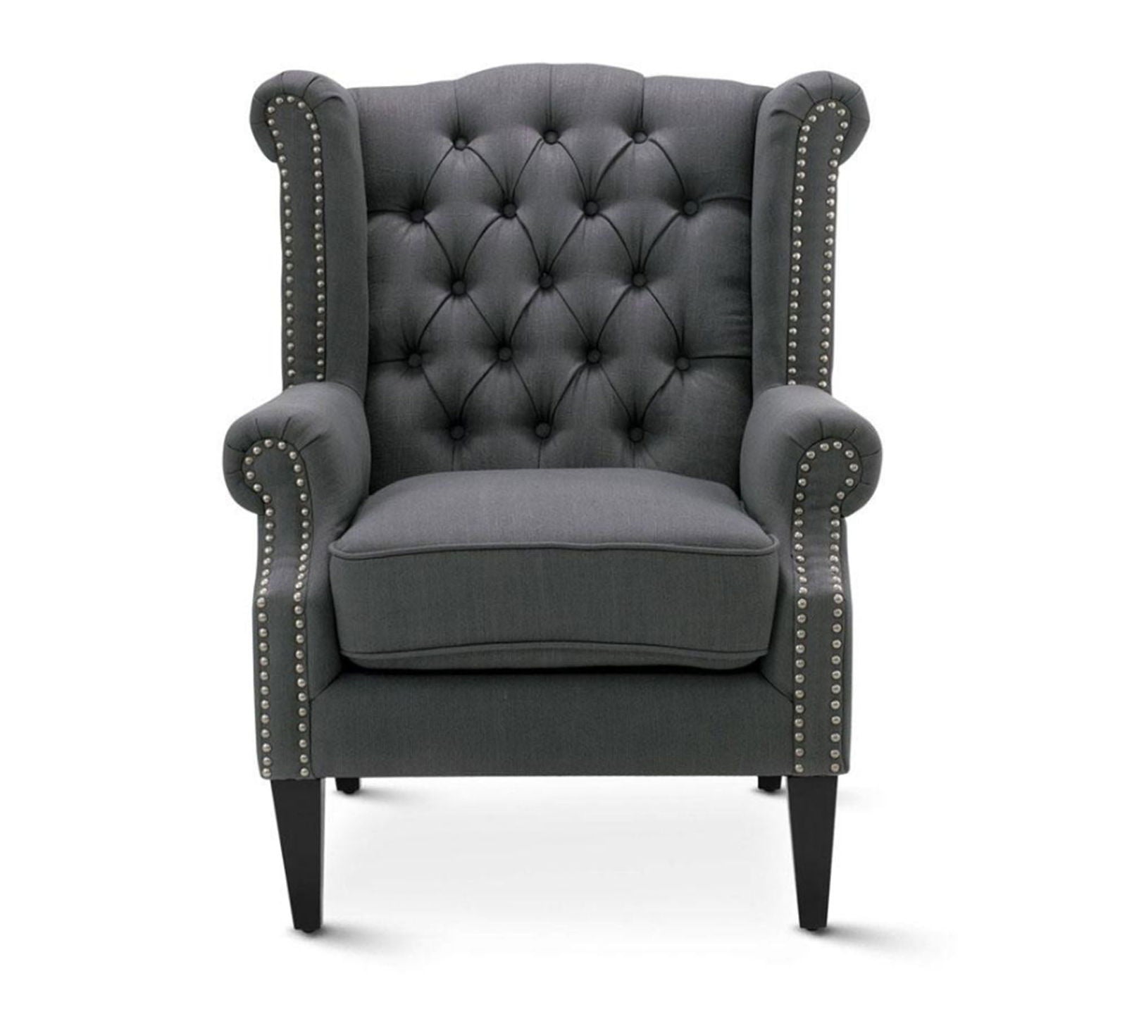 High Back Wing Chair Cushioned Lounge Chair Chair -
