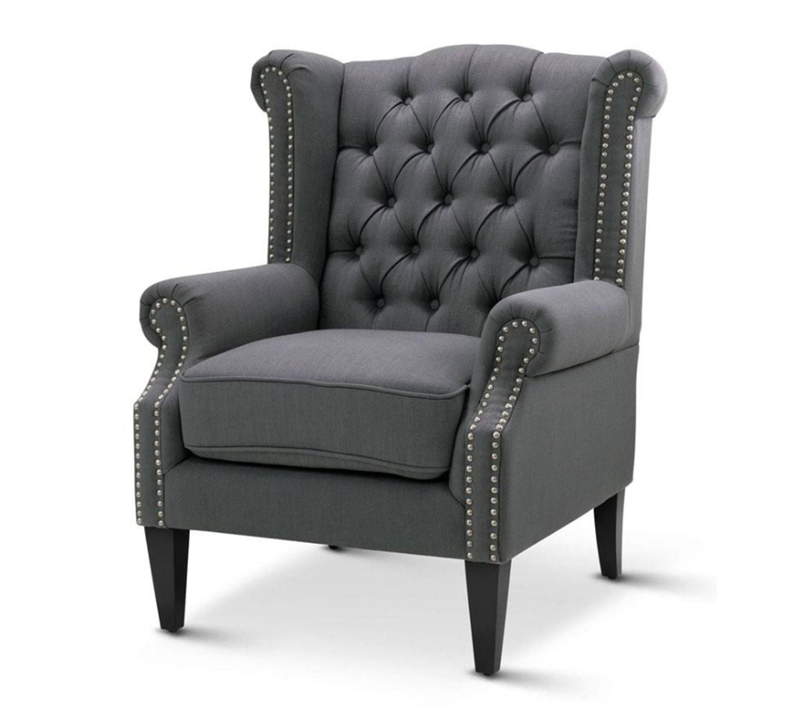 High Back Wing Chair Cushioned Lounge Chair Chair -