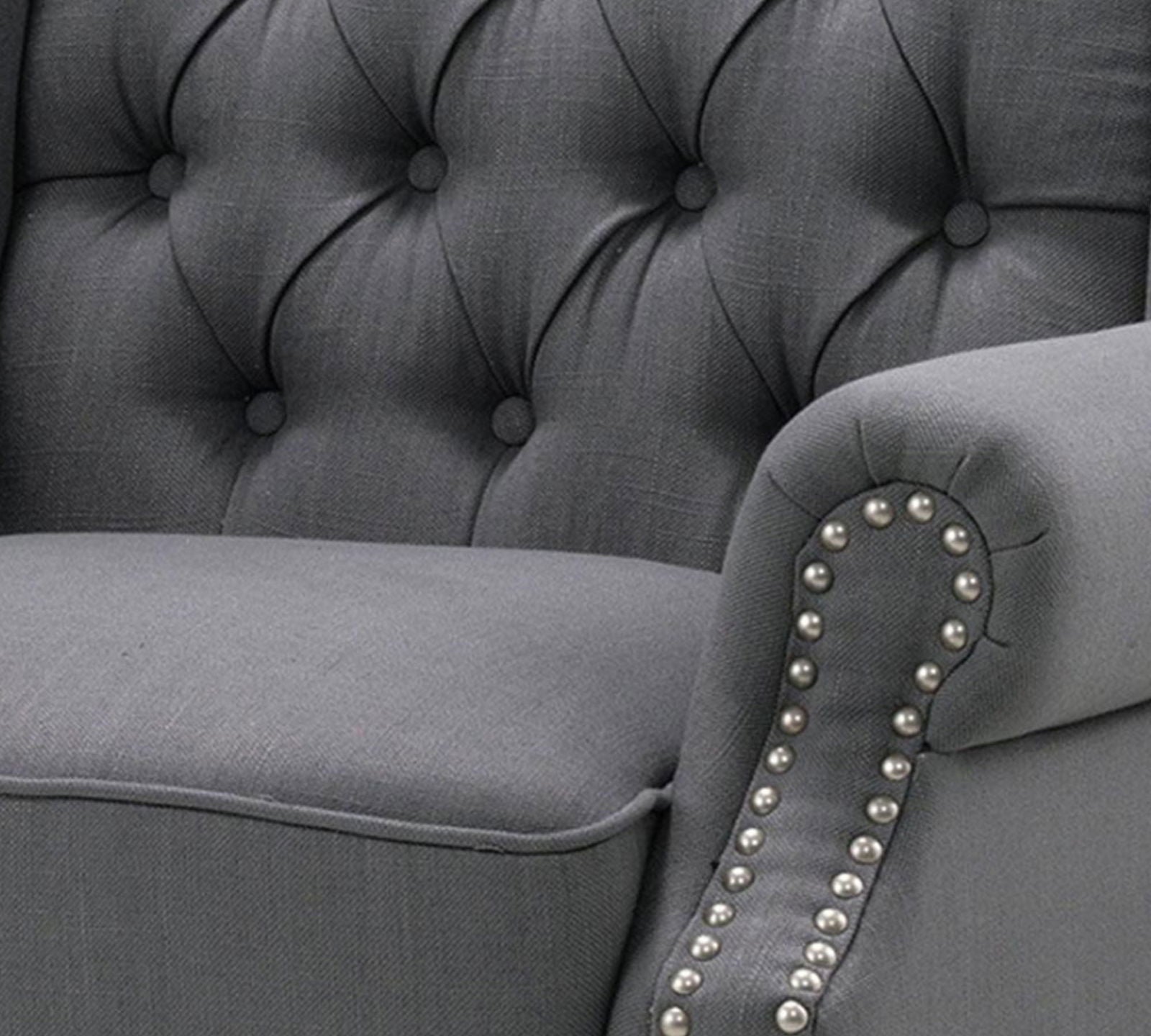 High Back Wing Chair Cushioned Lounge Chair Chair -