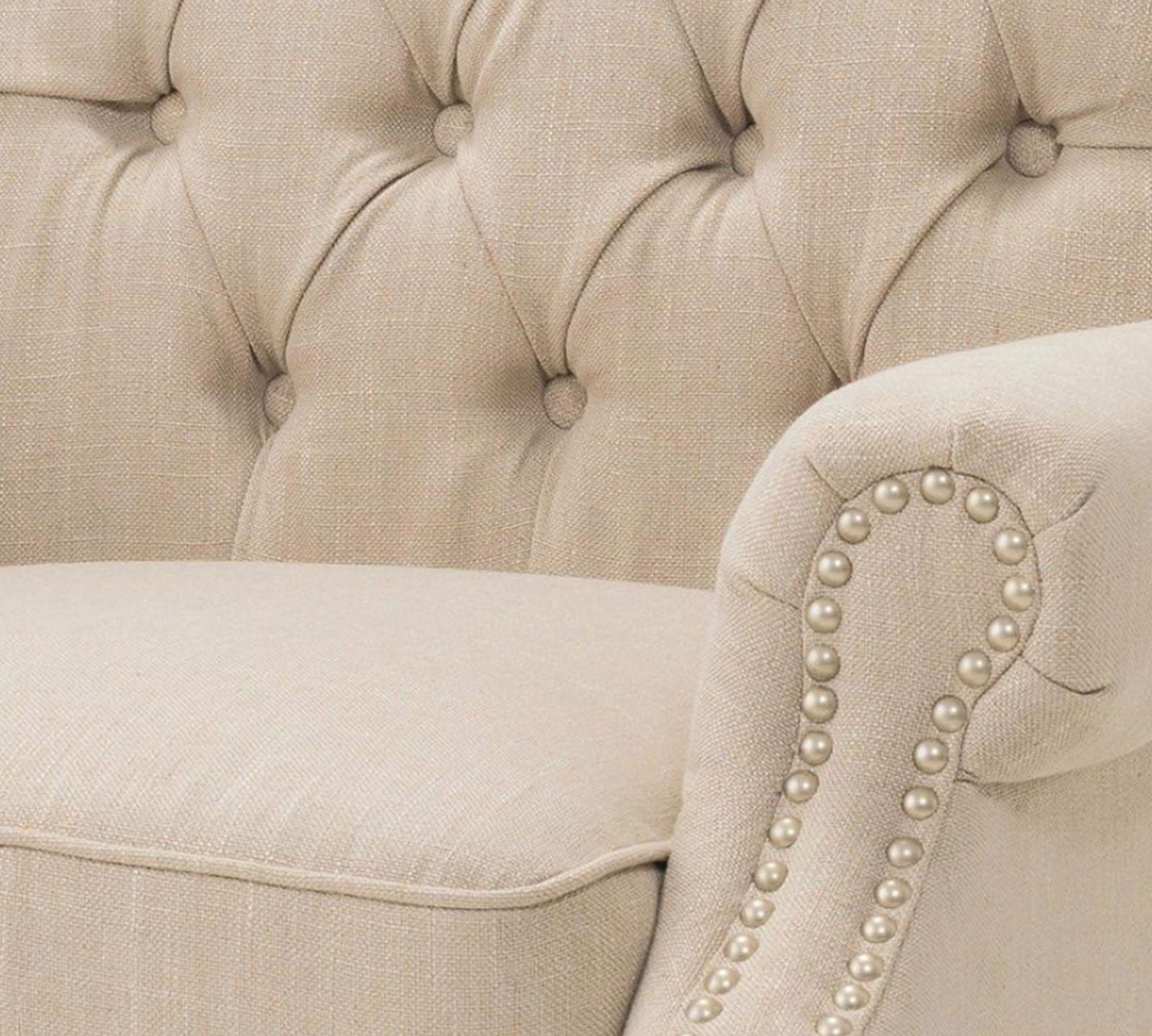 High Back Wing Chair Cushioned Lounge Chair Chair -