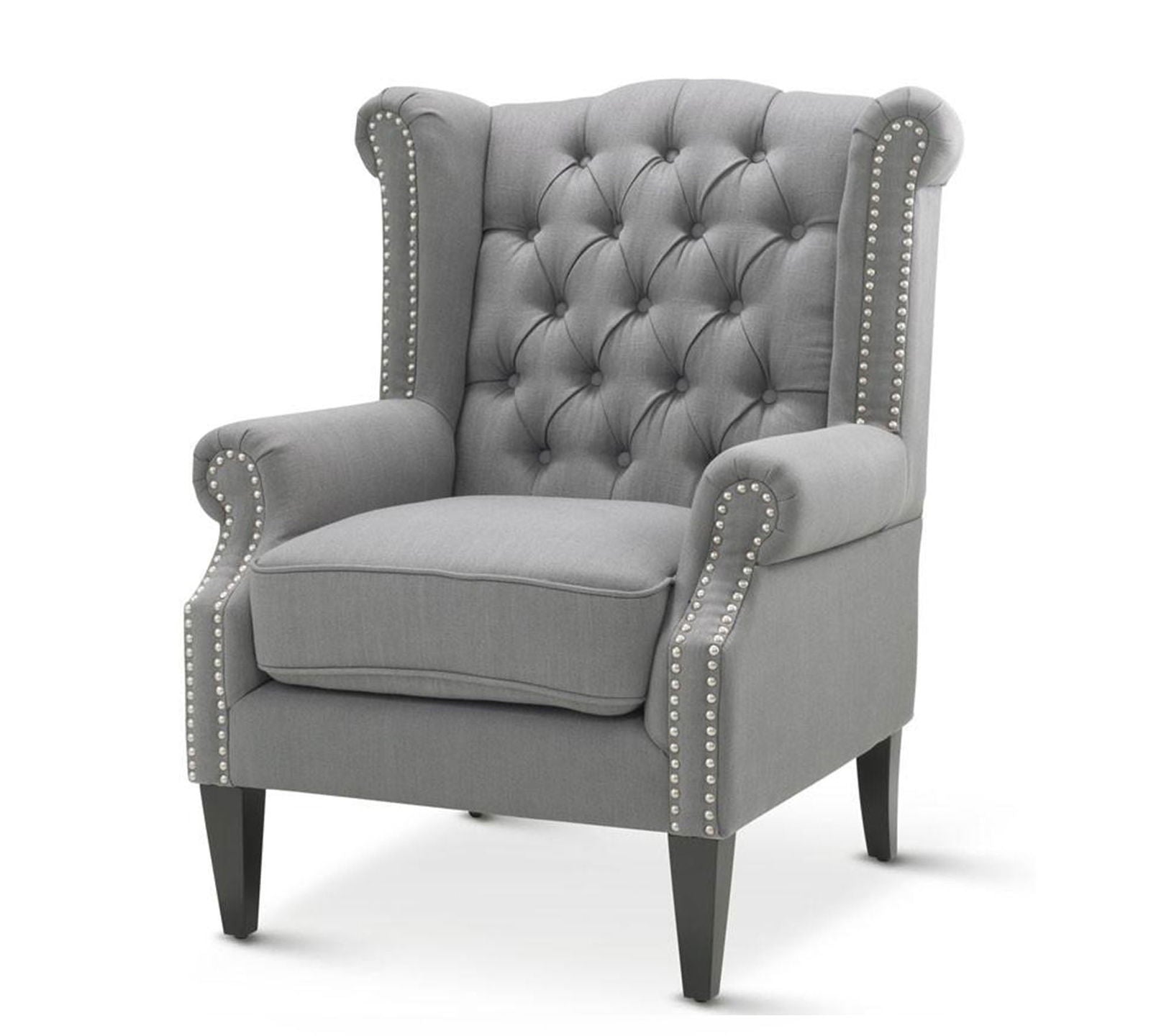 High Back Wing Chair Cushioned Lounge Chair Chair -