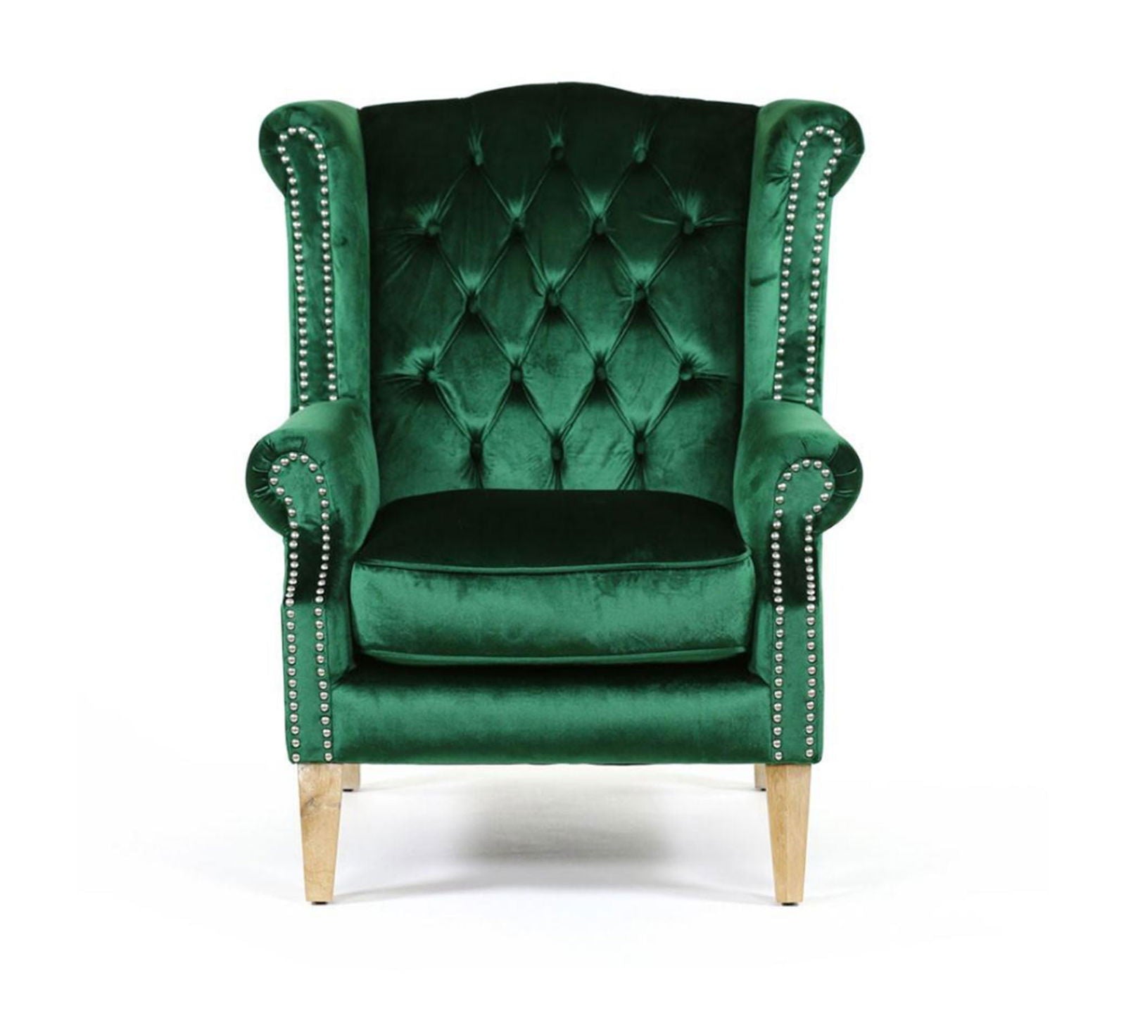 High Back Wing Chair Cushioned Lounge Chair Chair -