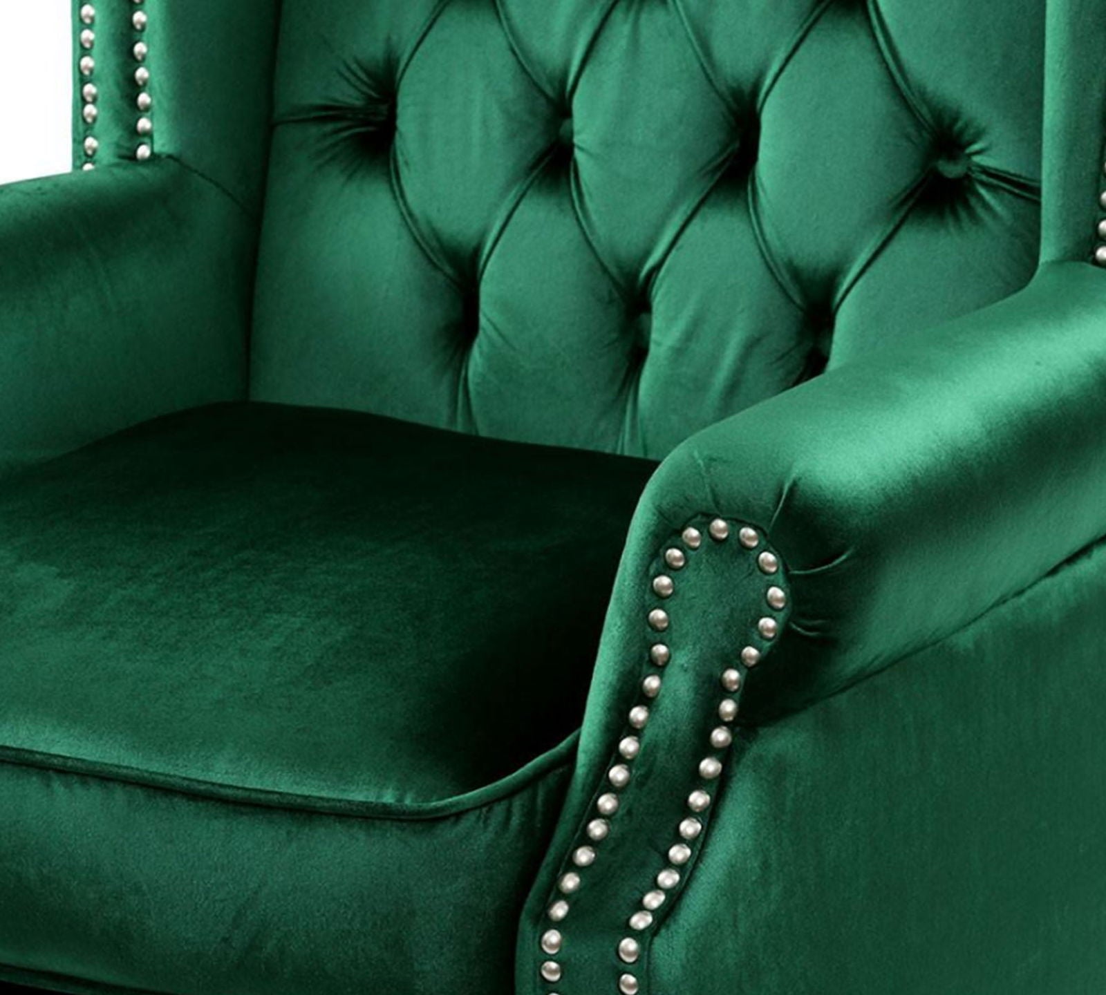 High Back Wing Chair Cushioned Lounge Chair Chair -
